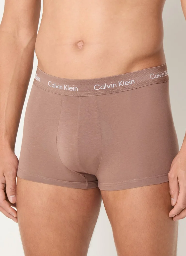 Cuecas boxer Calvin Klein com cós com logo, pacote com 3 unidades
