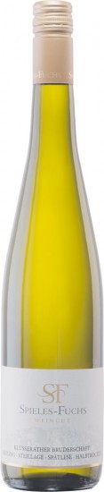 2017 Klüsserather Bruderschaft Riesling Spätlese halbtrocken - Weingut Spieles-Fuchs