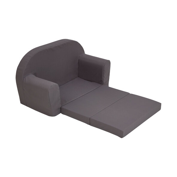 Kindersofa ausklappbar, grau