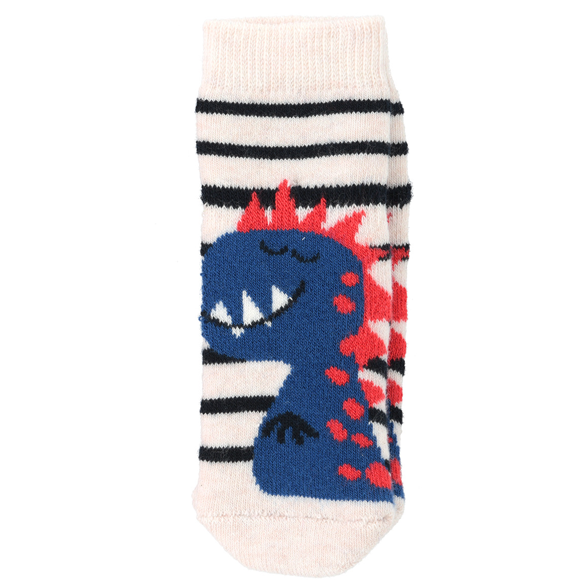 2 Paar Newborn Socken mit Dino-Motiv