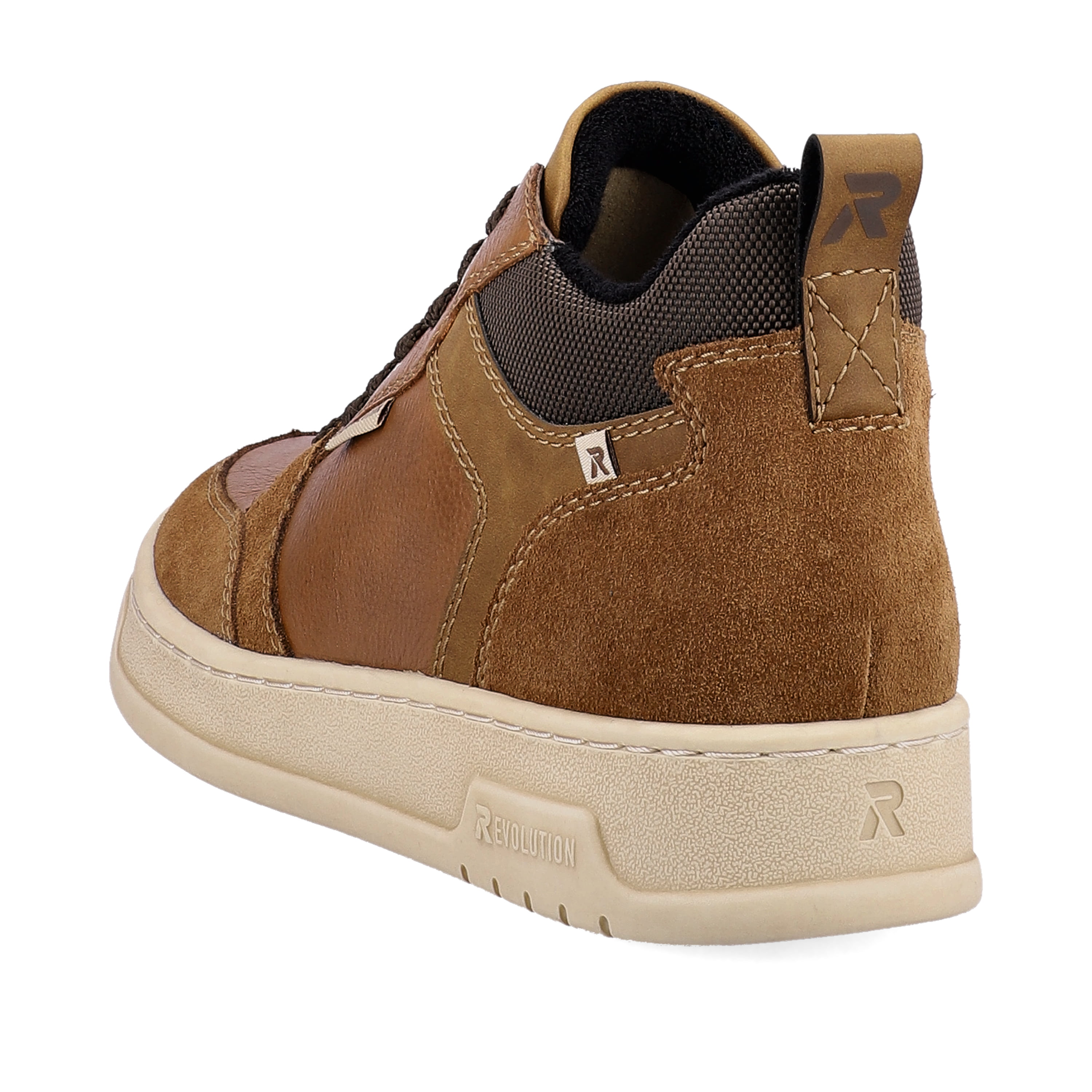 Rieker Herren Sneaker High caramel brown