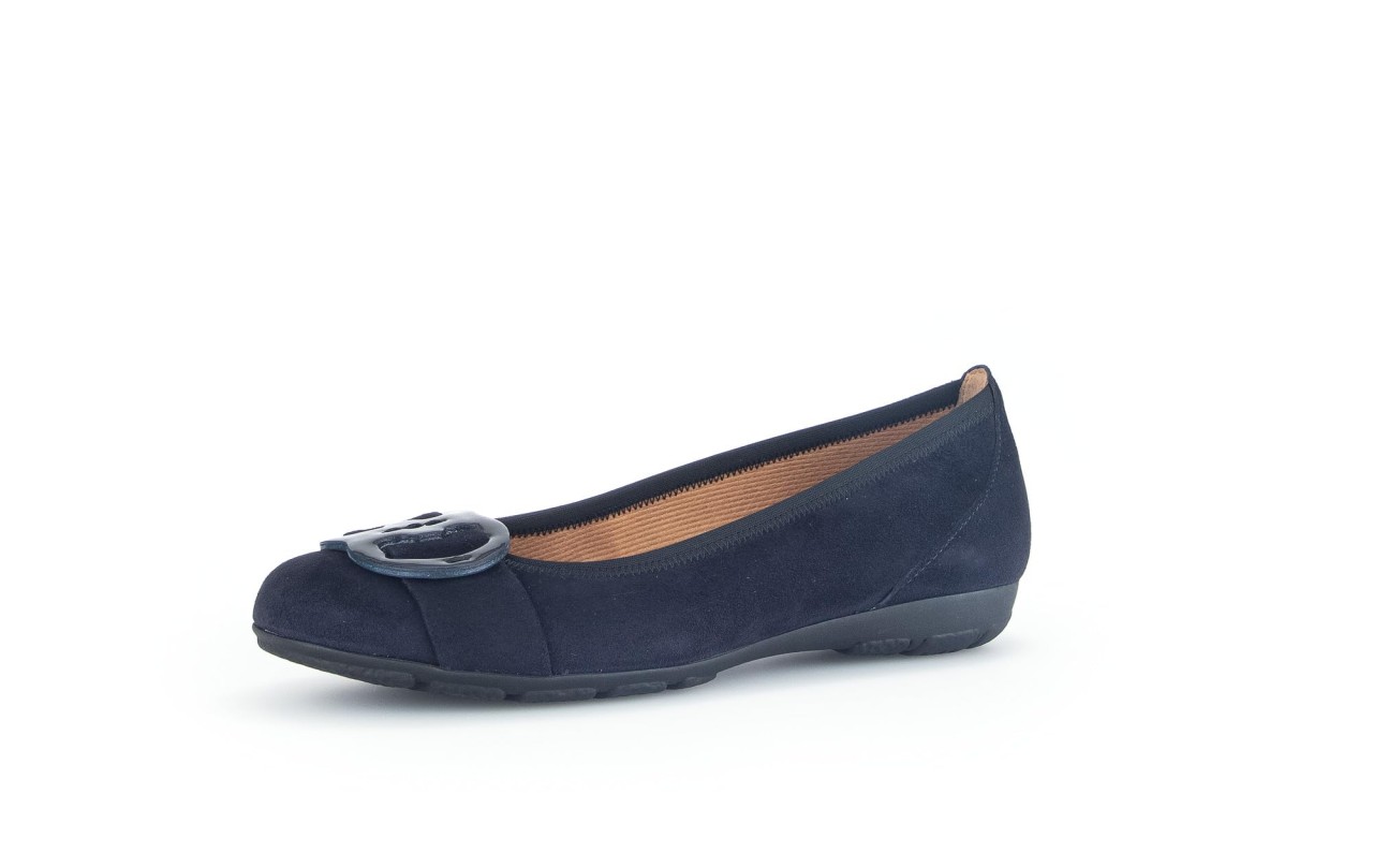 GABOR Ballerinas blau Gabor Fashion sportliche Ballerinas 44.1