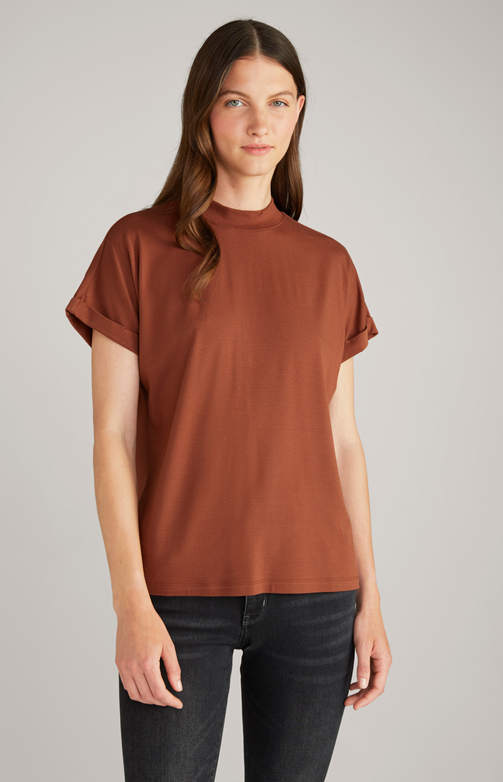 T-Shirt in Kupferbraun