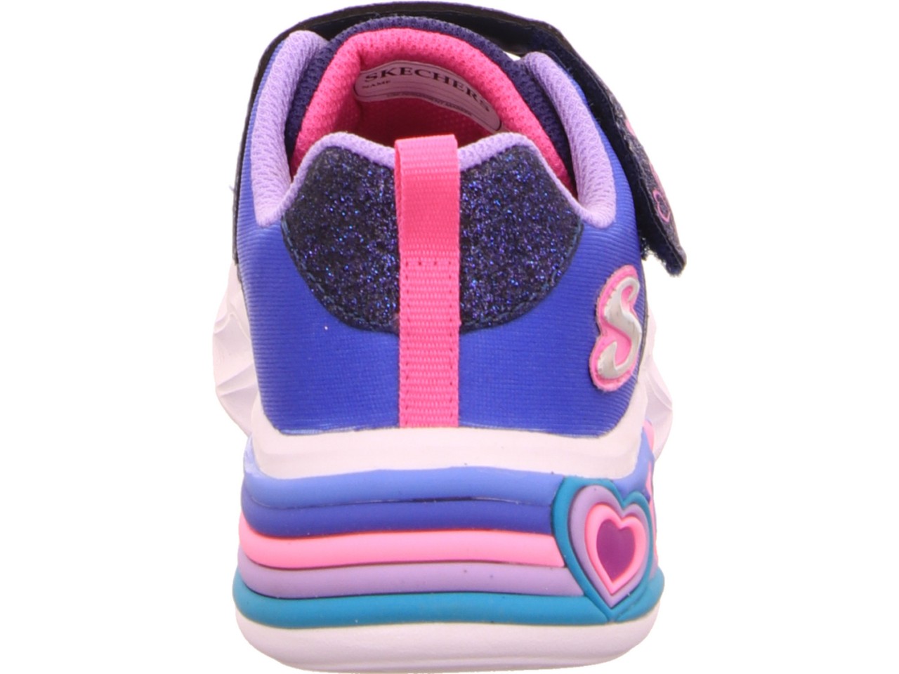SKECHERS Freizeit Schnürer grün SWEETHEART LIGHTS LOVELY COLORS