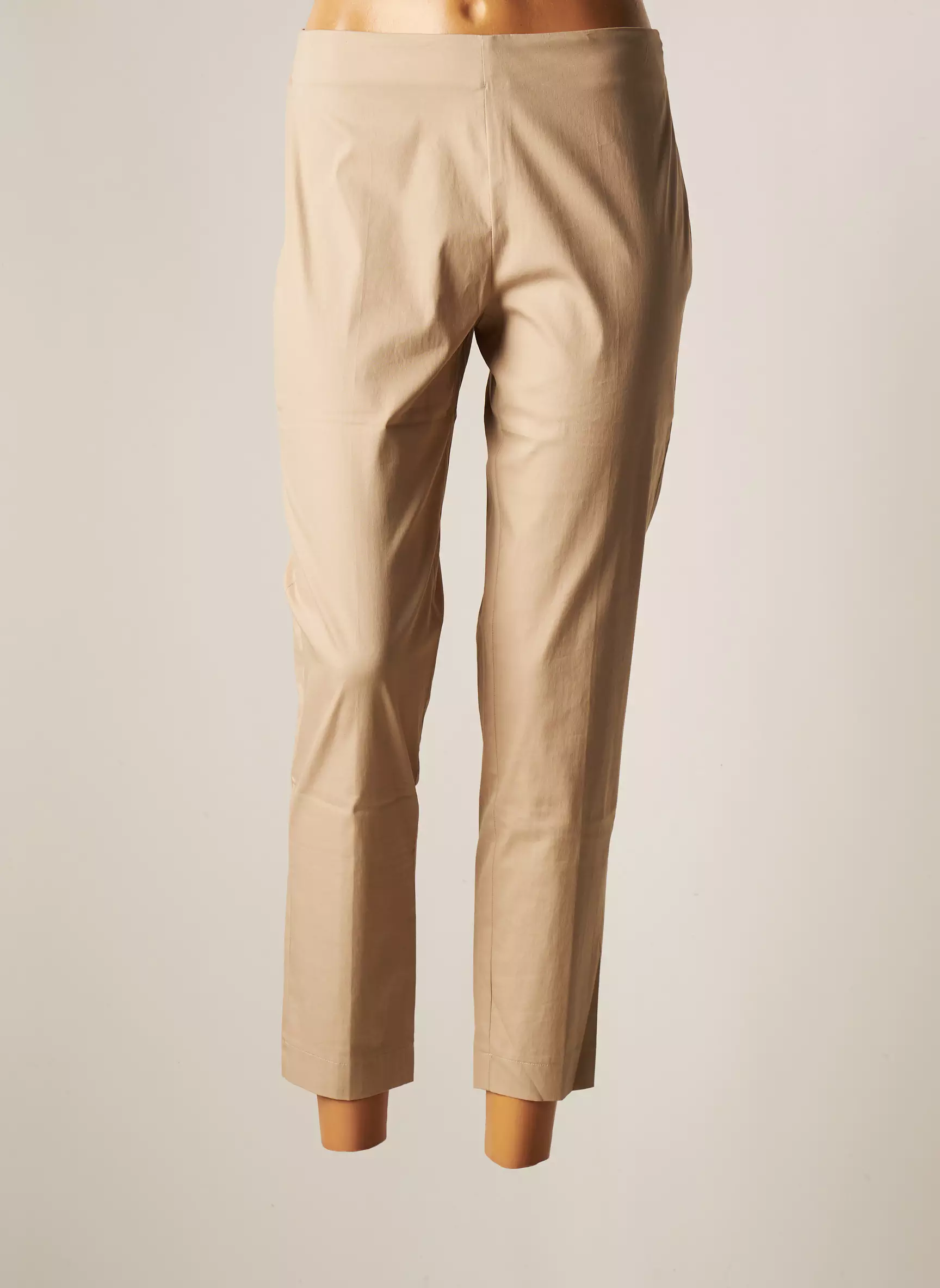 Ninati Pantalon7 8 Femme couleur beige