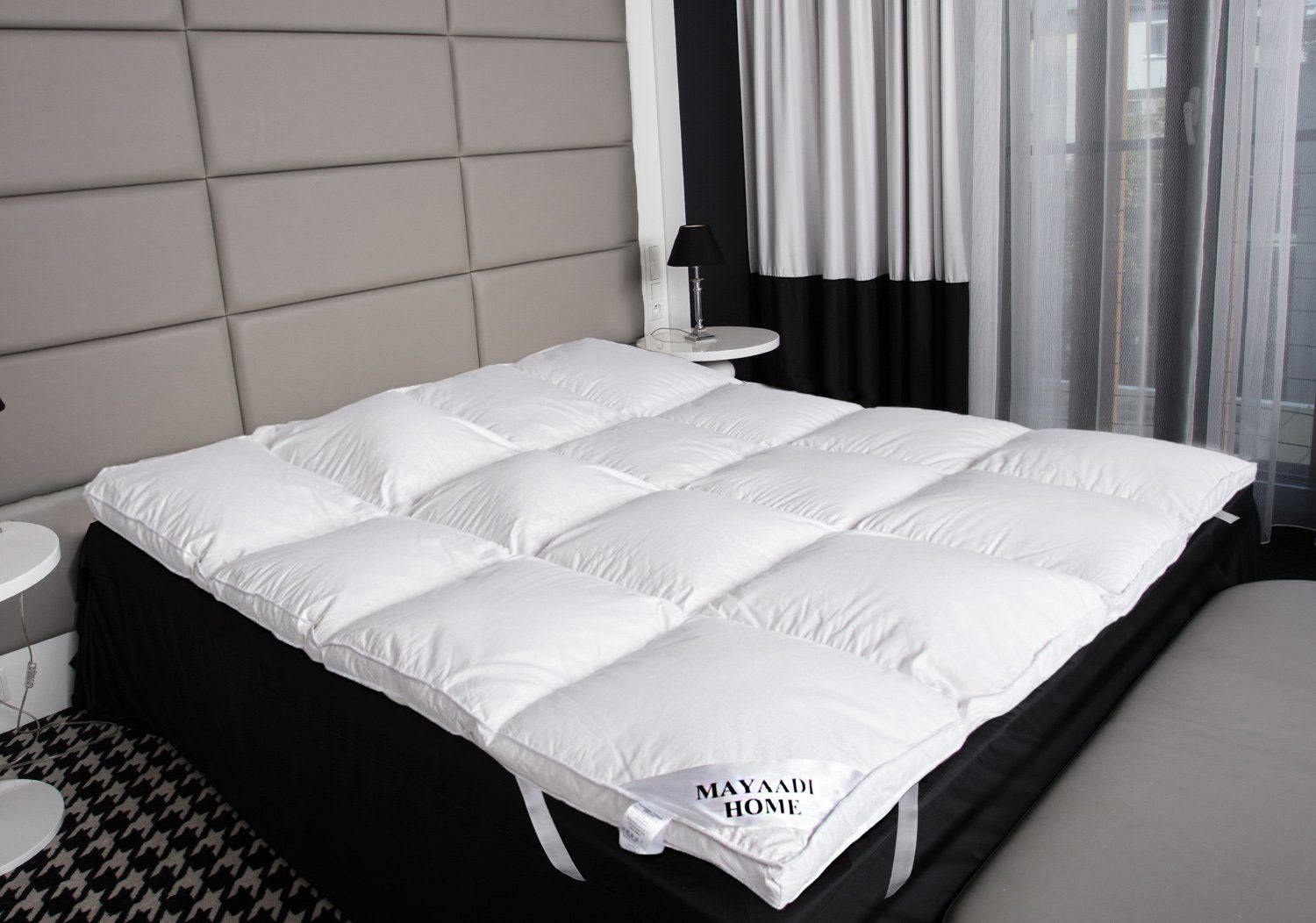 Matratzenauflage HS70 Matratzenauflage Topper Unterbett 70 % Daunen, Mayaadi Home