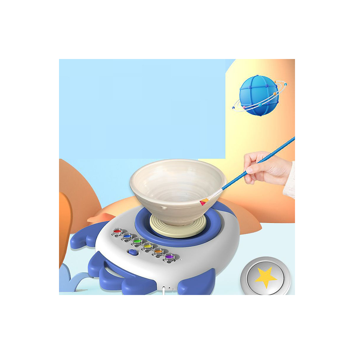 Clay Machine für Kinder Töpfermaschine für Kinder aus weichem Ton