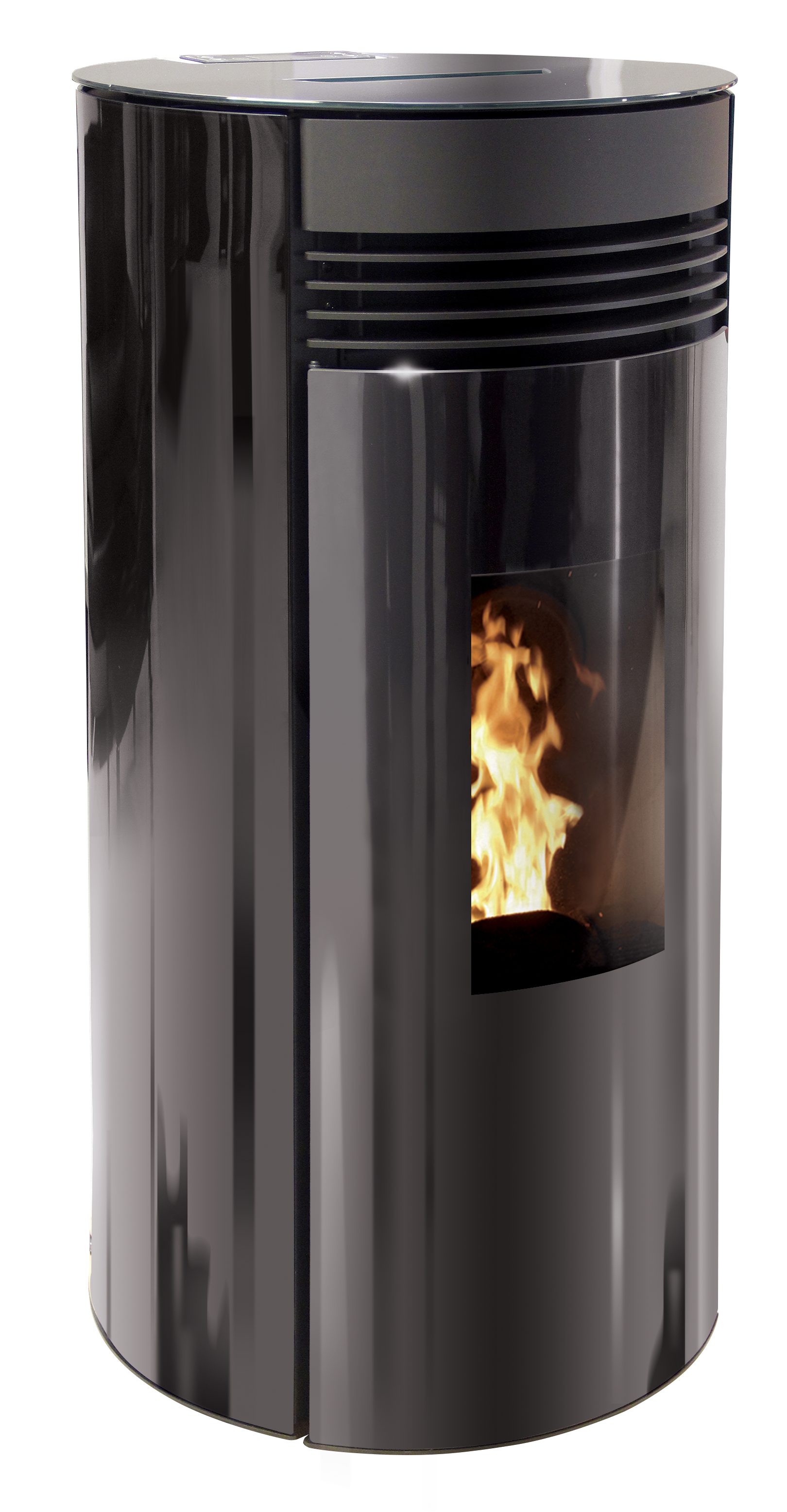 interstoves Pelletofen Verone Glass mit WLAN, 8,00 kW, Pelletofen