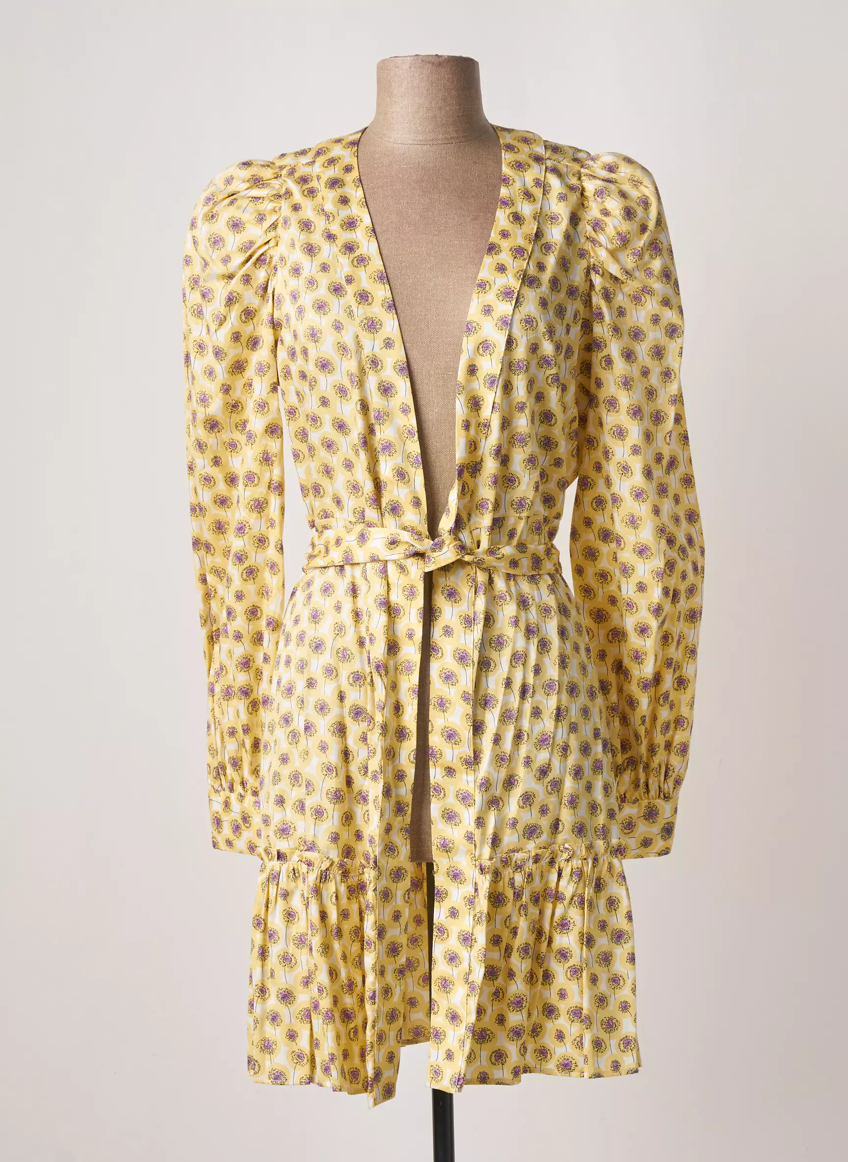 Salsa Robes Courtes Femme couleur jaune