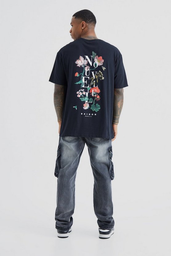 T-Shirt mit floralem Print