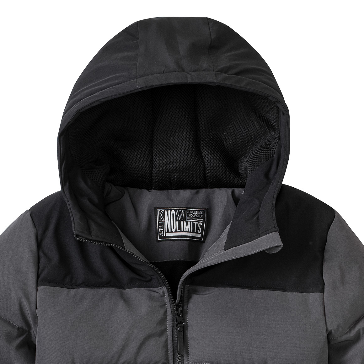Jungen Steppjacke mit Farbteilern