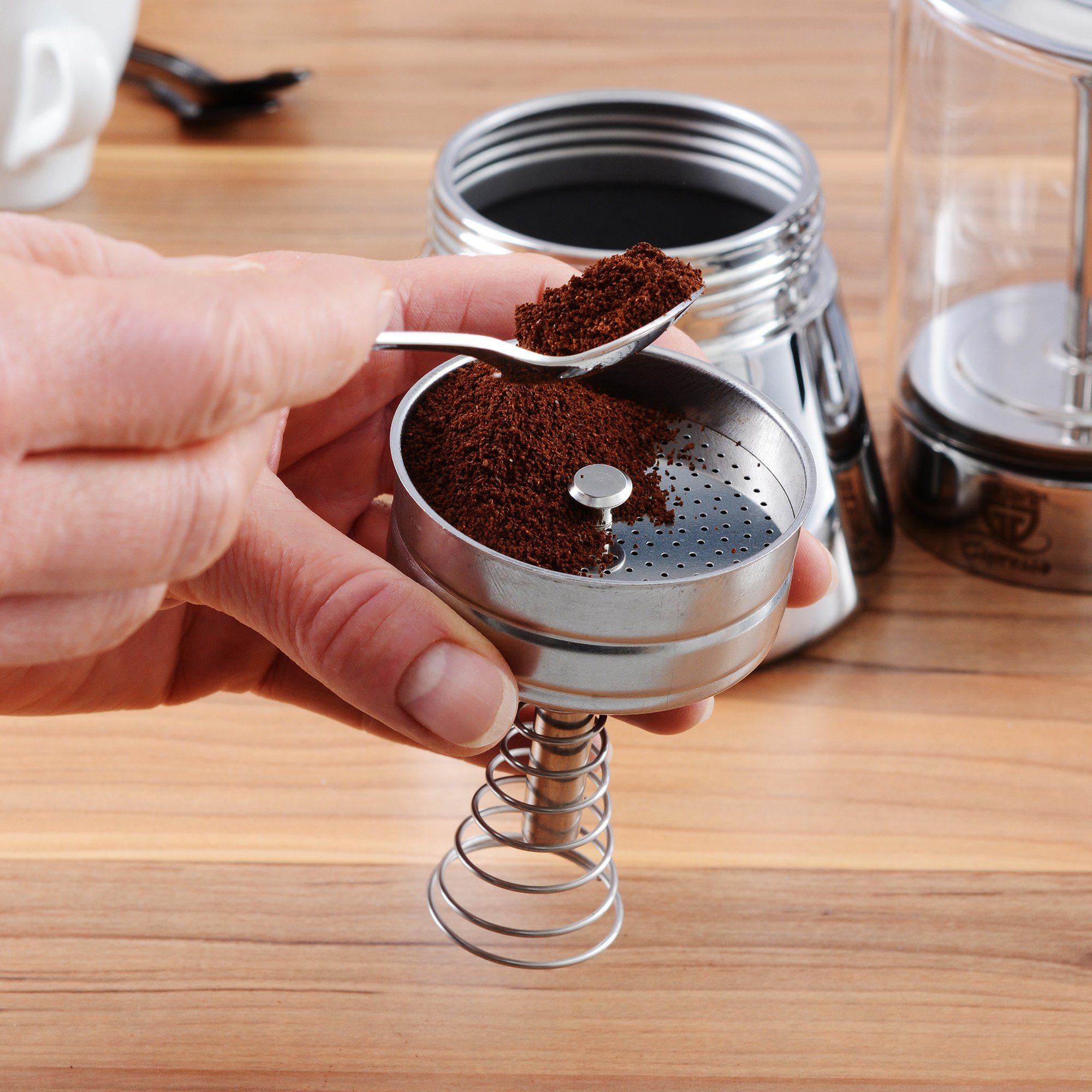 GRÄWE Espressokocher GRÄWE Espressokocher mit Glaskanne, 0,16l Kaffeekanne