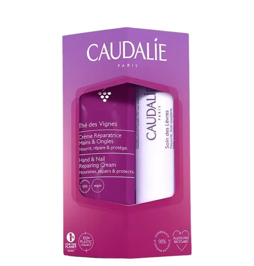 Caudalie The des Vignes Winter Hand and Lip Duo