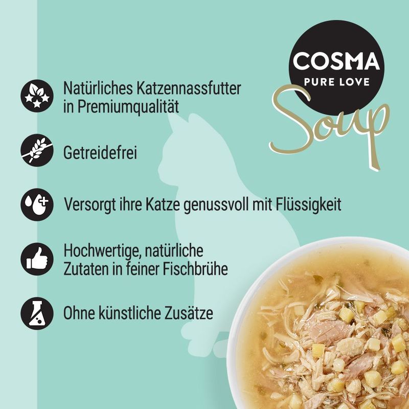 Sparpaket Cosma Soup 12 x 100 g zu TOP-Preisen