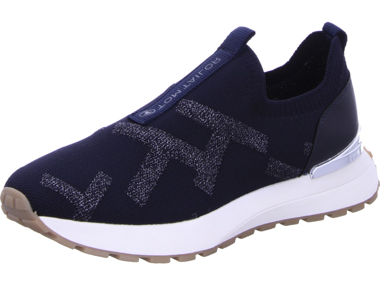 SUPREMO Sportliche Slipper blau