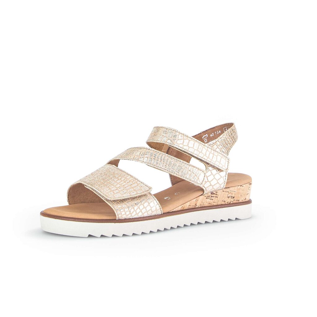 Gabor comfort Keilsandalette gold