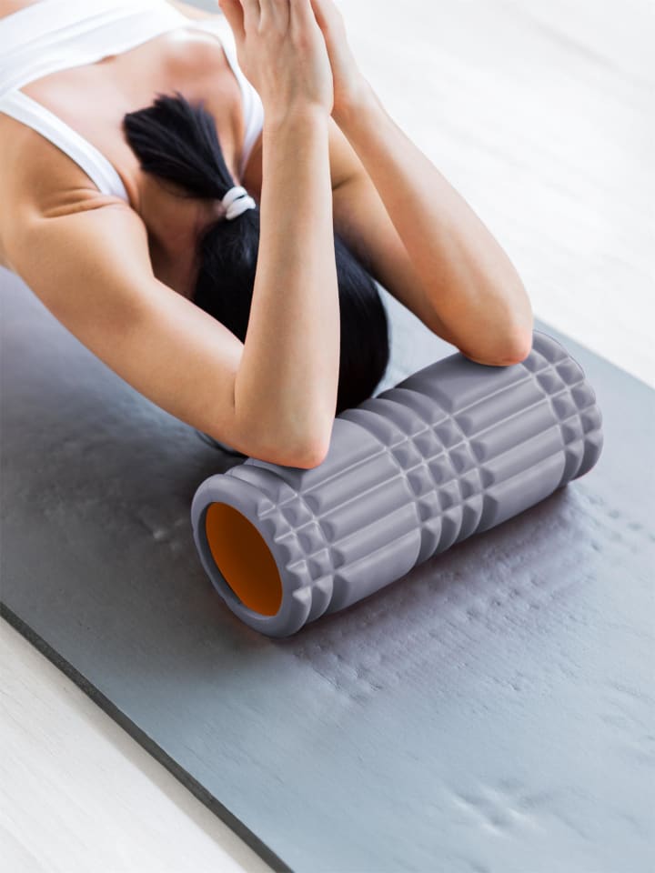 Normani Outdoor Sports 2 x Faszienrolle - Sportrolle Massageroller in 1 x Blau / 1 x Grau günstig kaufen onesize
