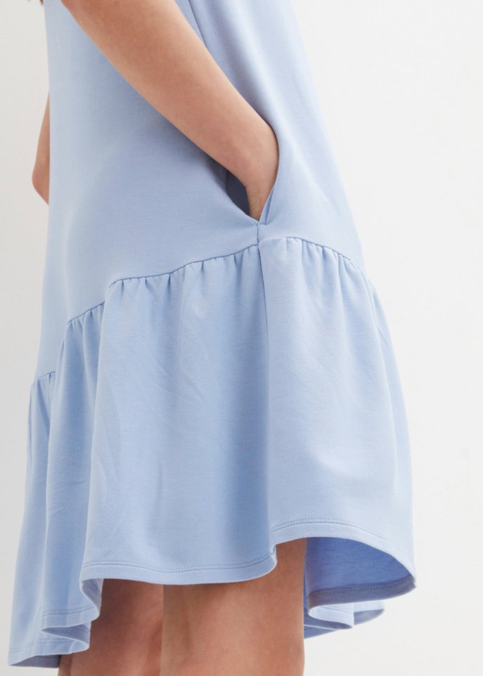 Kapuzen-Sweatkleid, ohne Arm