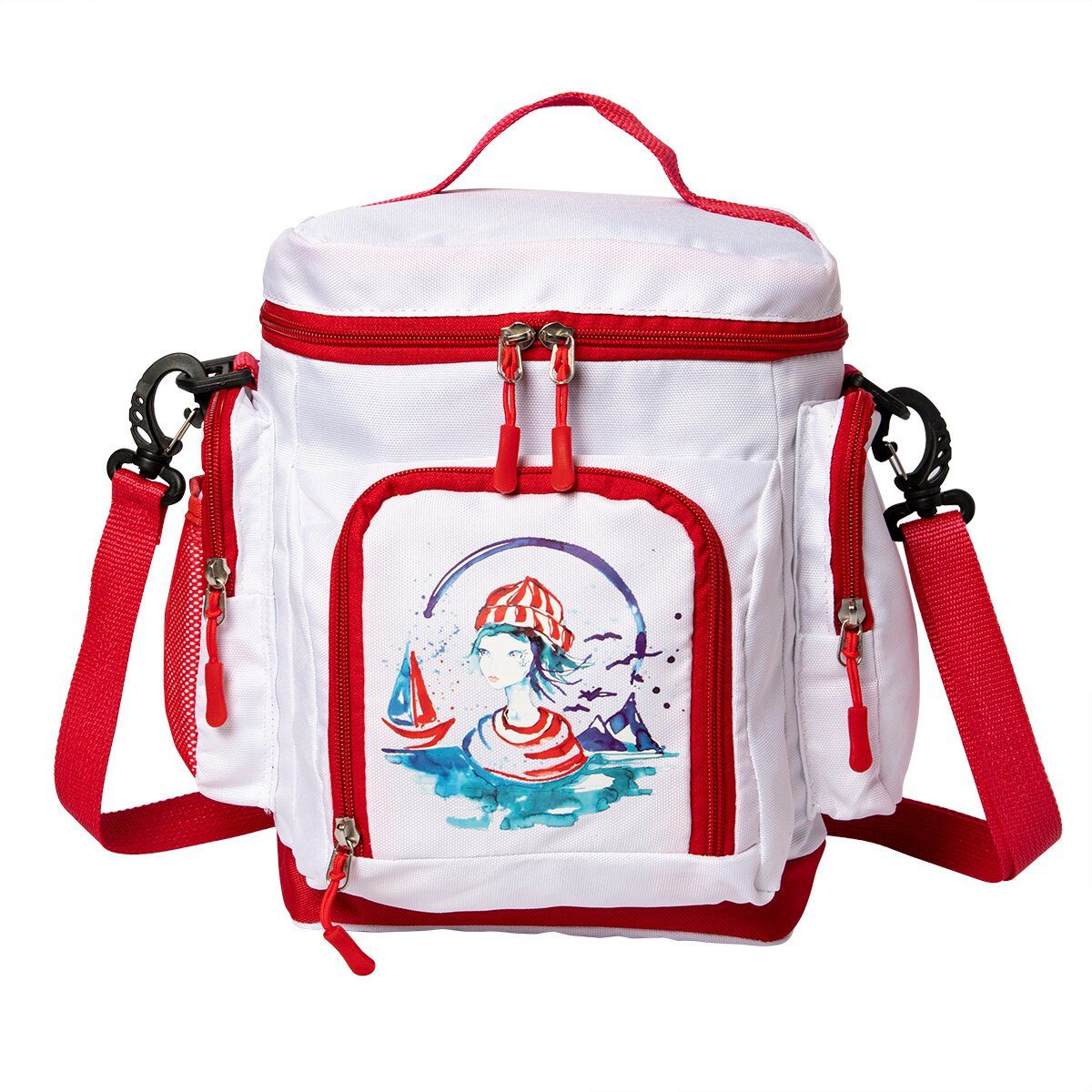 ANEMOSS Kühltasche Anemoss Marine Collection Sailor Girl Kühltasche, Lunchbox, 7,6 L