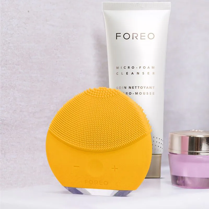 Foreo Luna Mini 2 Sonic Προσώπου Βούρτσα Καθαρισμού, Κίτρινο Ηλίανθου