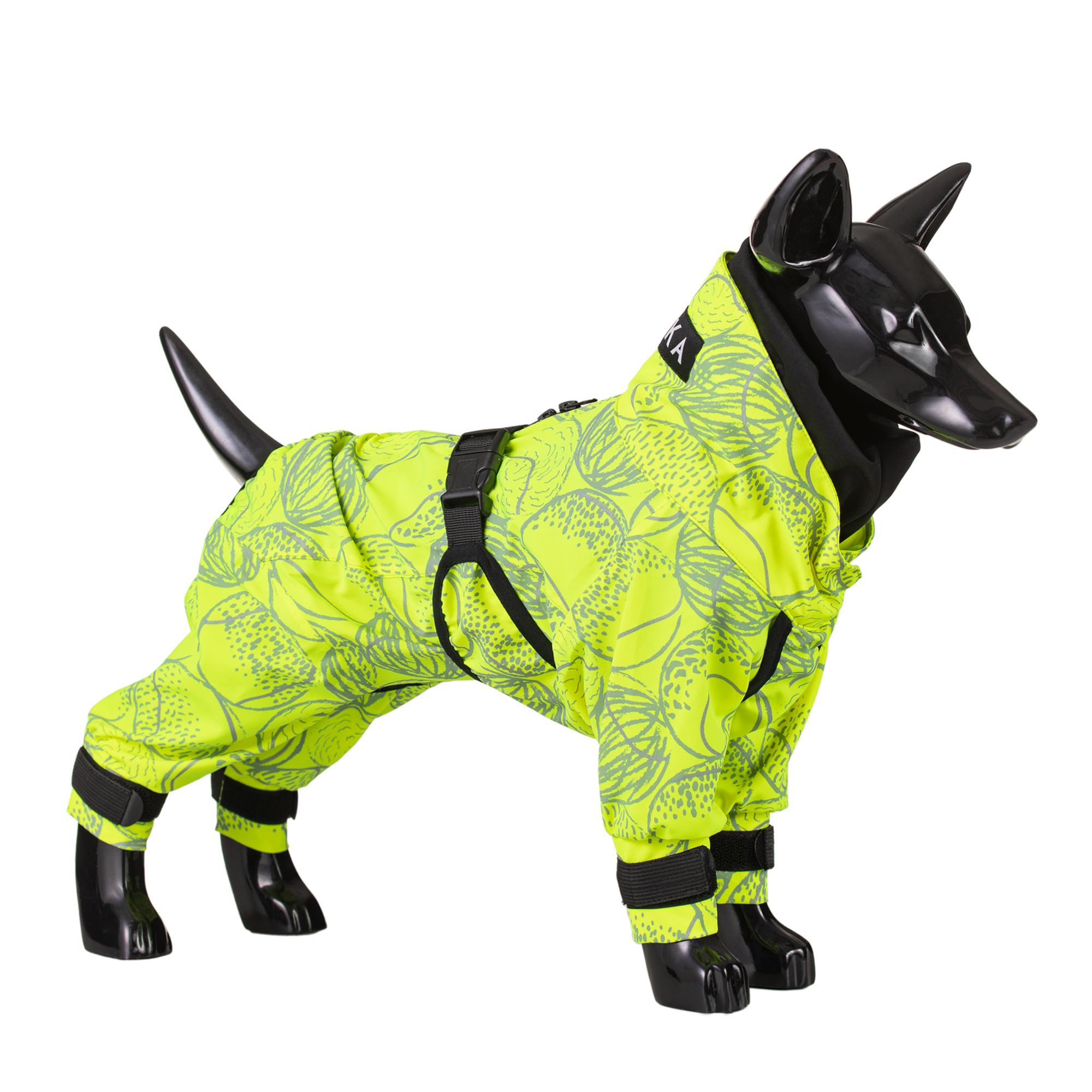 Paikka Hundemäntel Paikka Rain Suit neon 30 cm