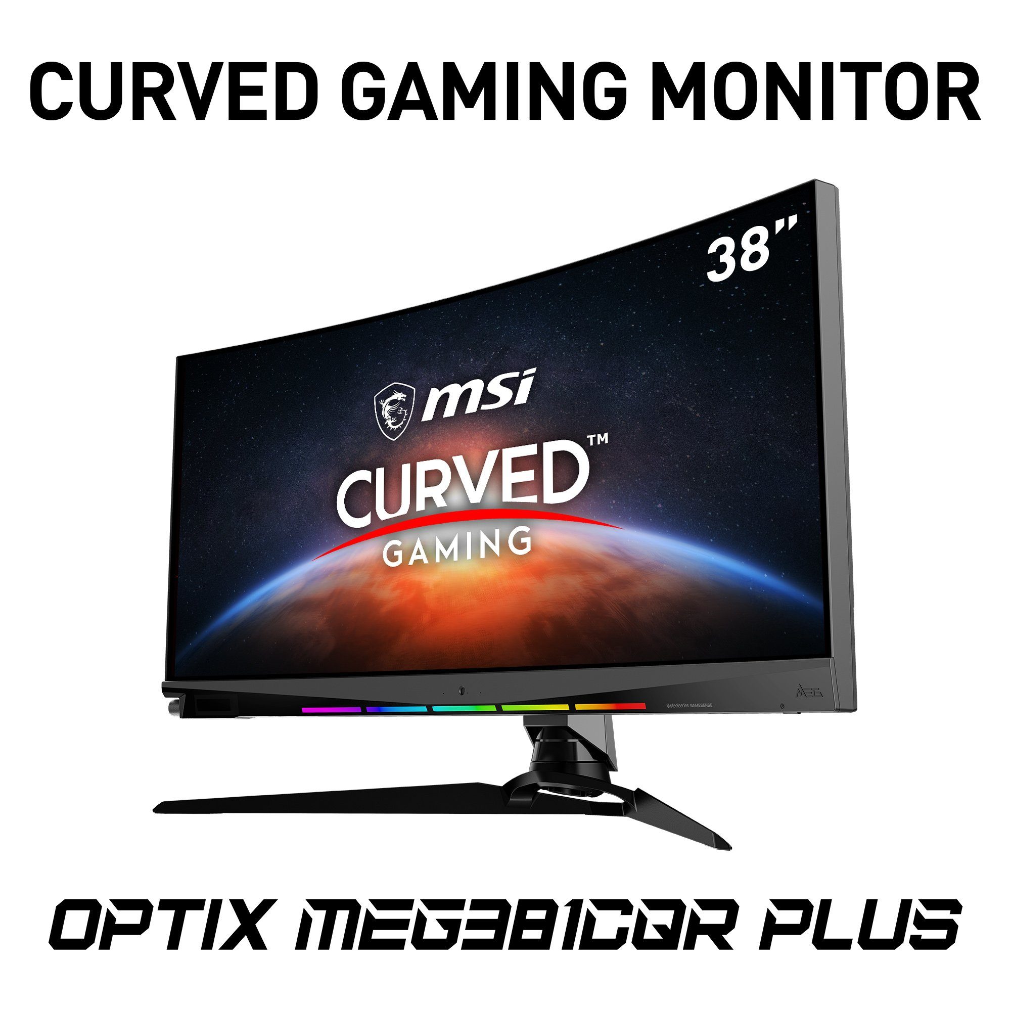 MSI Optix MEG381CQRDE Plus Curved-Gaming-LED-Monitor (95,25 cm/37,5 