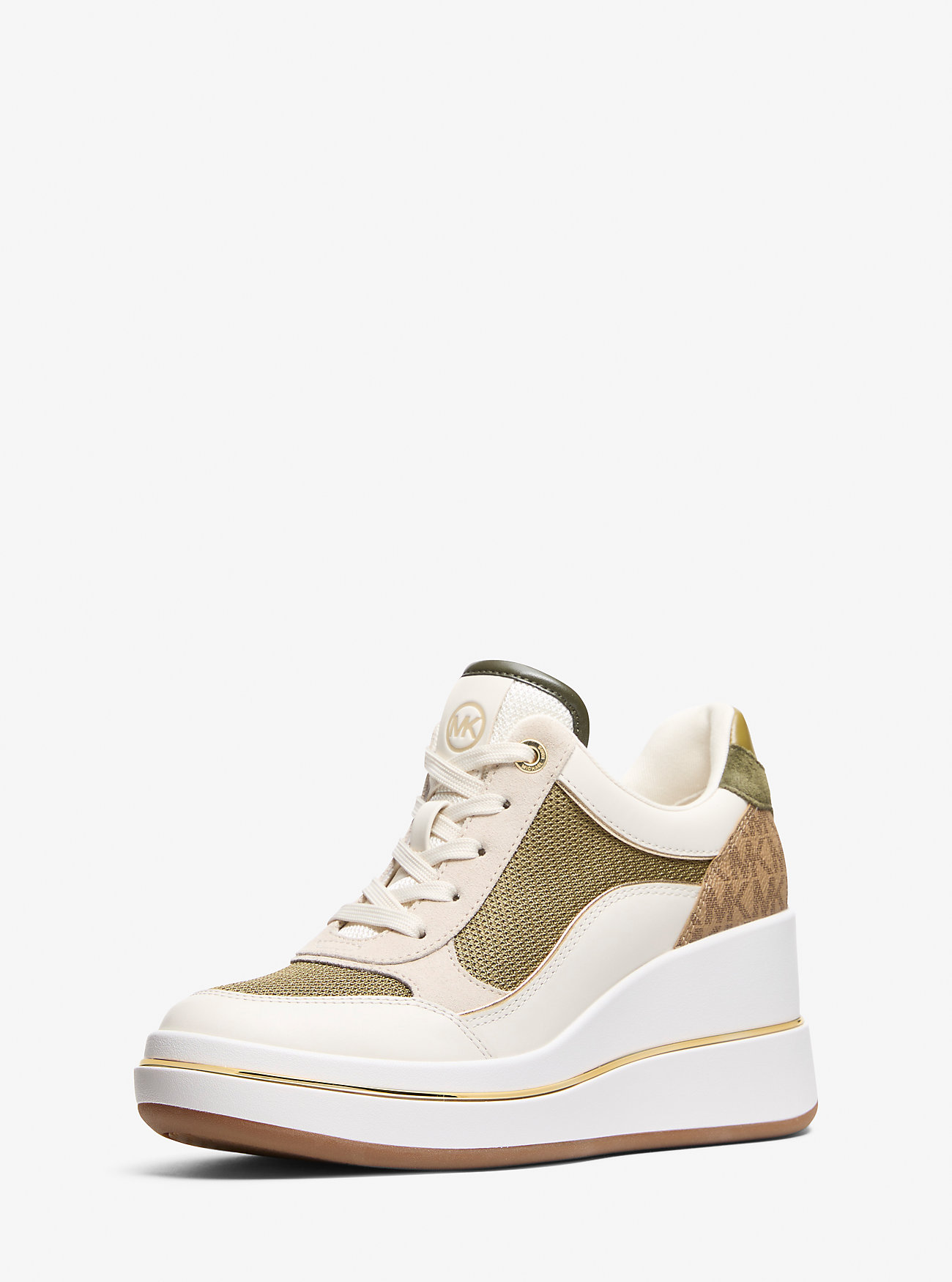 Scarpe da ginnastica con zeppa in pelle di vitello Emmy - HUSK MULTI