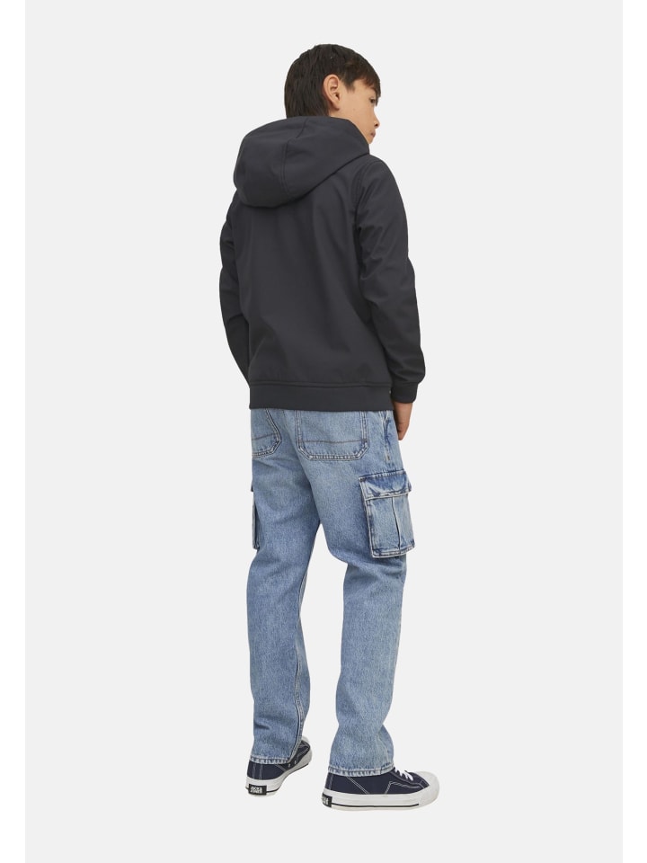 JACK & JONES Junior Softshelljacke 'Basic' in schwarz günstig kaufen