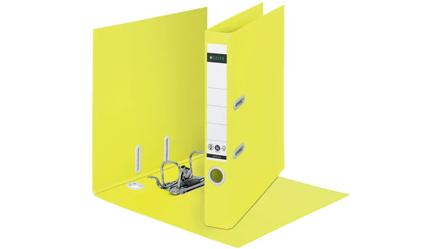 LEITZ Qualitäts-Ordner Recycle A4 schmal gelb gelb
