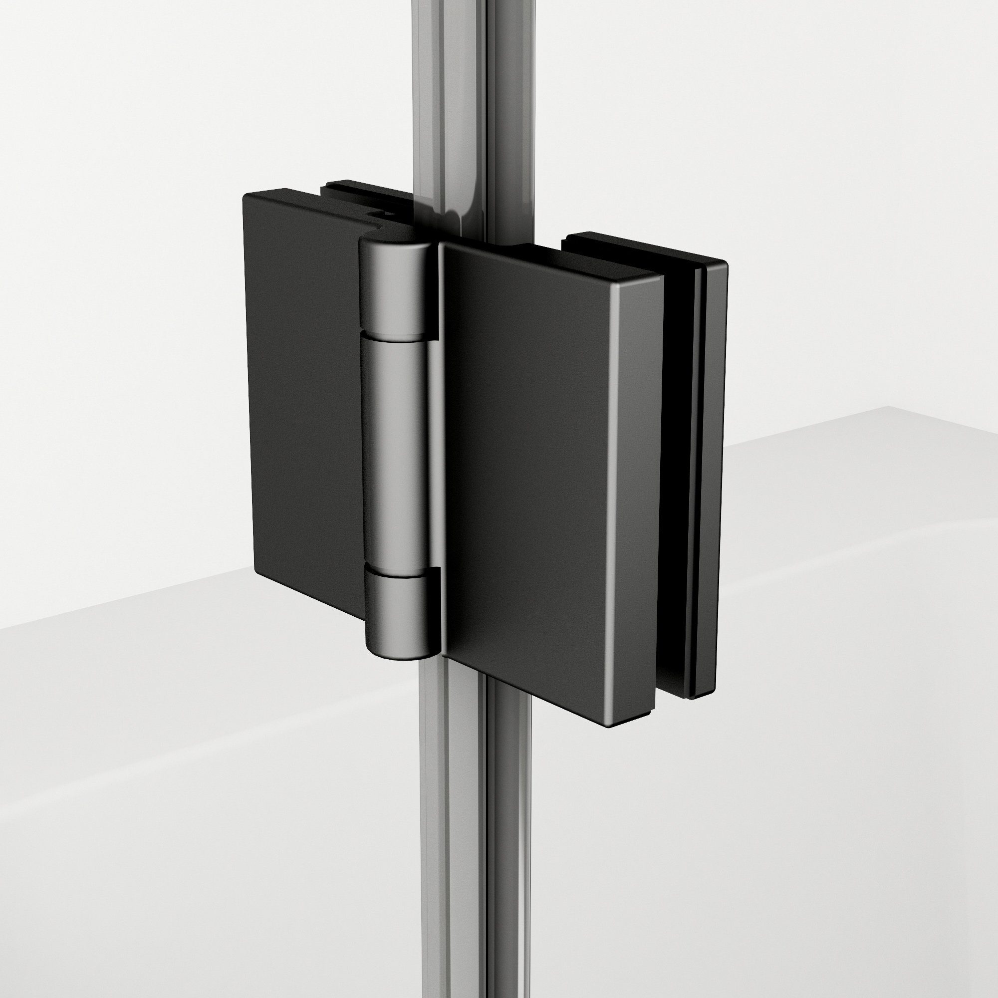 Boromal Badewannenfaltwand Badewannenfaltwand Duschwand 2-teilig Faltbar 6mm ESG NANO 140H, Einscheibensicherheitsglas mit NANO, Rechts-und Links montierbar