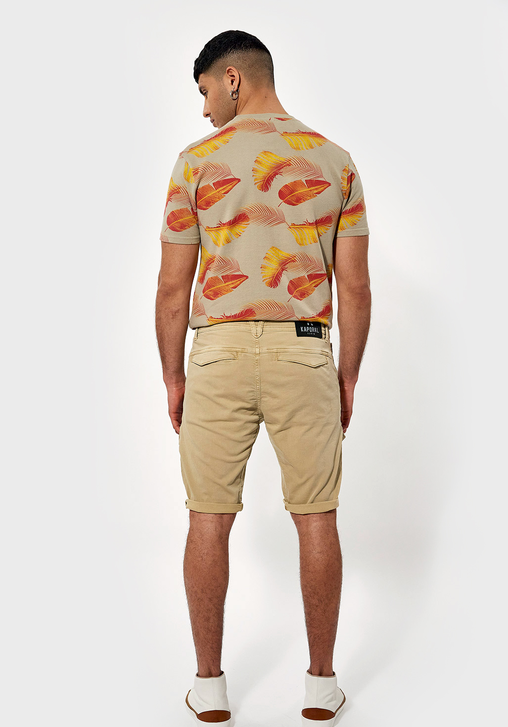 AKERO  Short tapered beige Homme