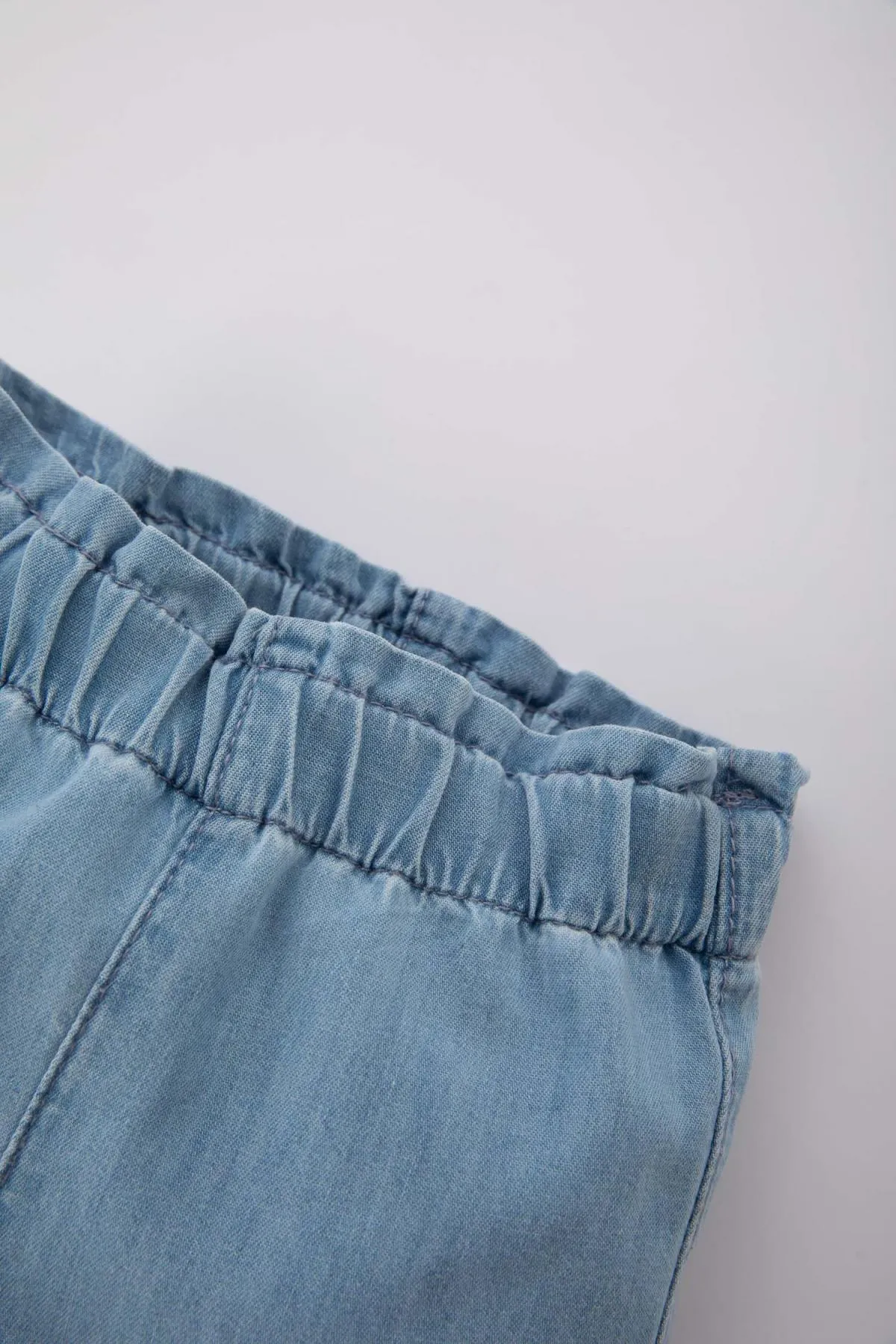 DeFacto  Paperbag-Jeanshose mit weitem Bein für Mädchen