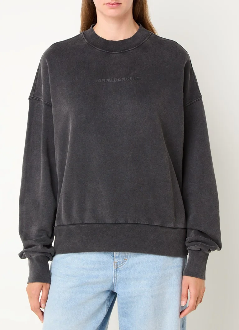 Maglione Alizaa in cotone biologico di ARMEDANGELS con logo