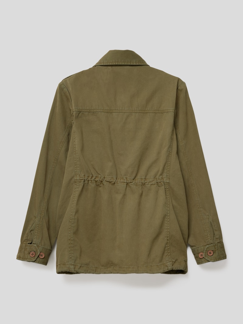 Parka mit Pattentaschen in khaki