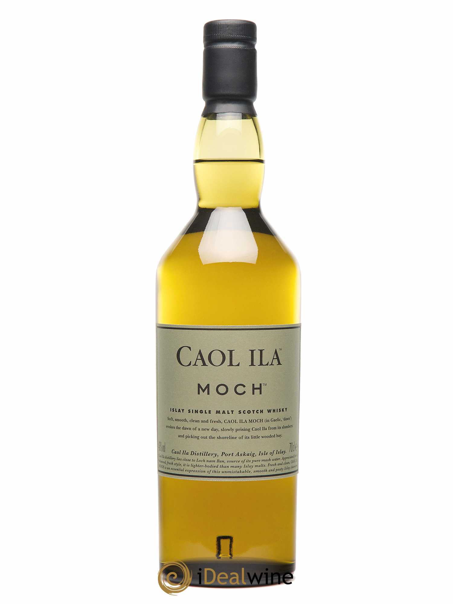 Whisky Caol Ila Single Malt Scotch Moch (70cl)  - Lot de 1 Bouteille