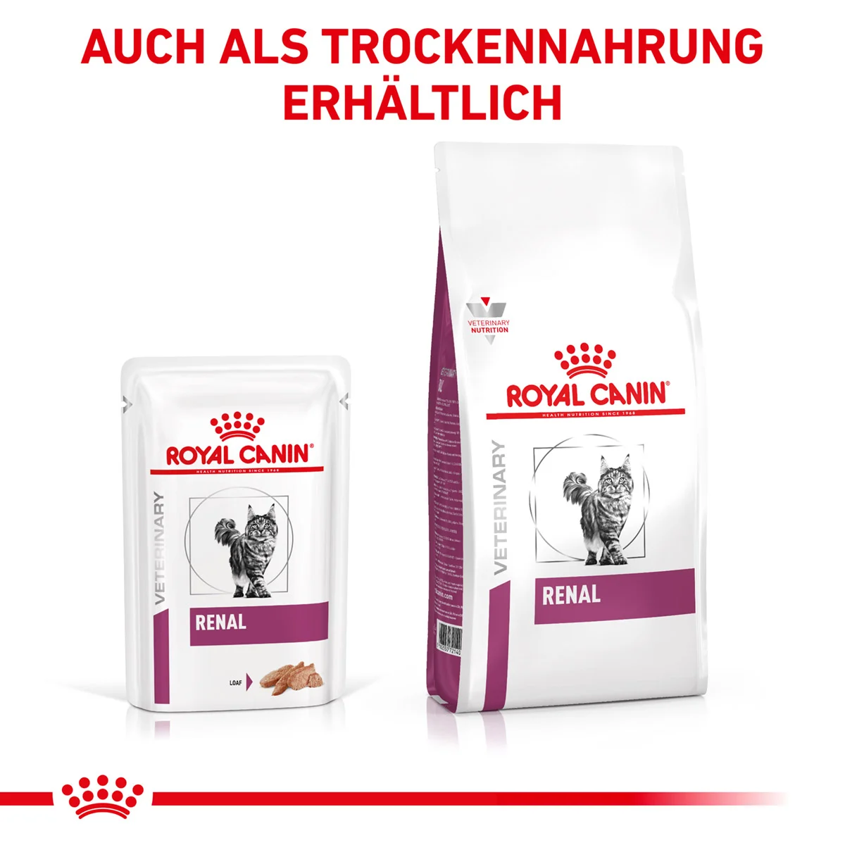 ROYAL CANIN Veterinary RENAL Mousse Nassfutter für Katzen