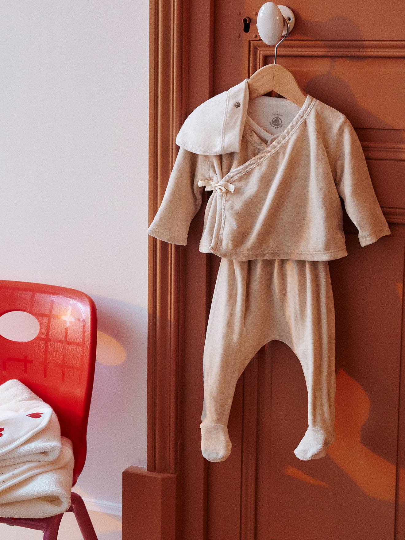Petit Bateau 4-teiliges Baby-Set PETIT BATEAU - grau meliert