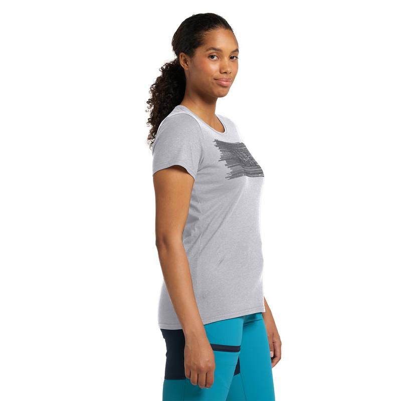Haglöfs Träd Tee Print Funktionsshirt Damen