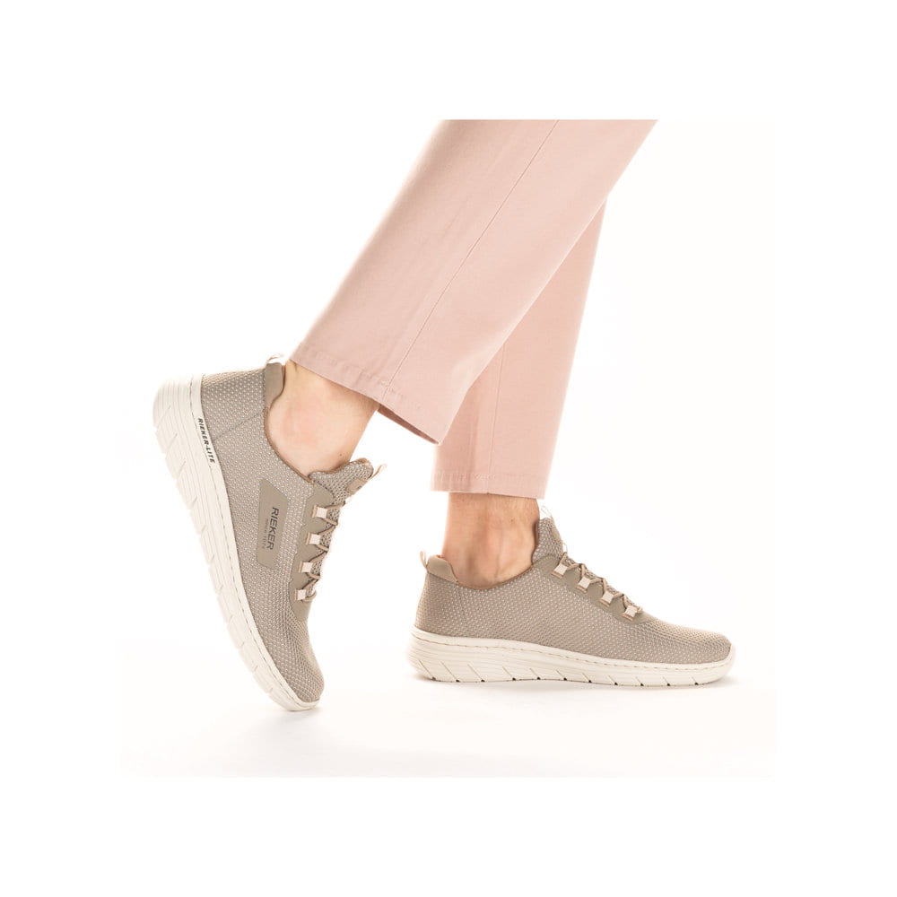 Rieker Herren Slipper hellbeige