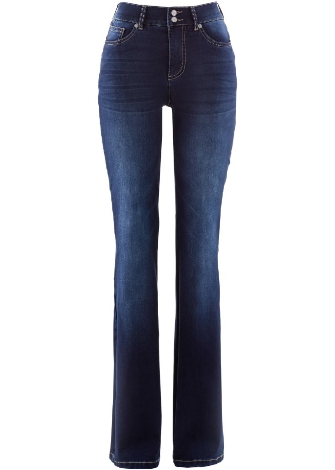 Super-Stretch-Push-Up-Jeans mit Bequembund, Bootcut