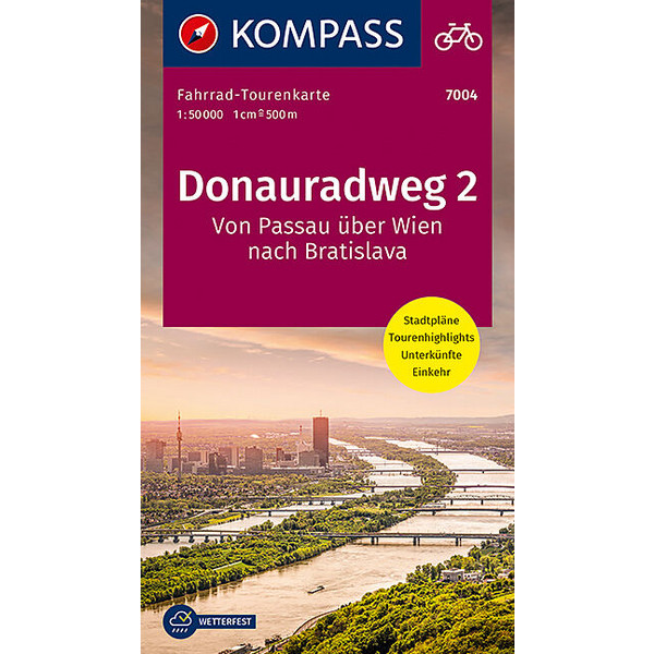 FAHRRAD-TOURENKARTE DONAURADWEG 2 - Fahrradkarte