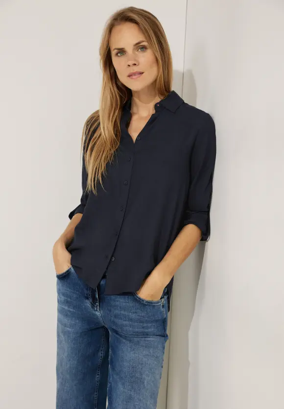 CECIL Bluse in Unifarbe