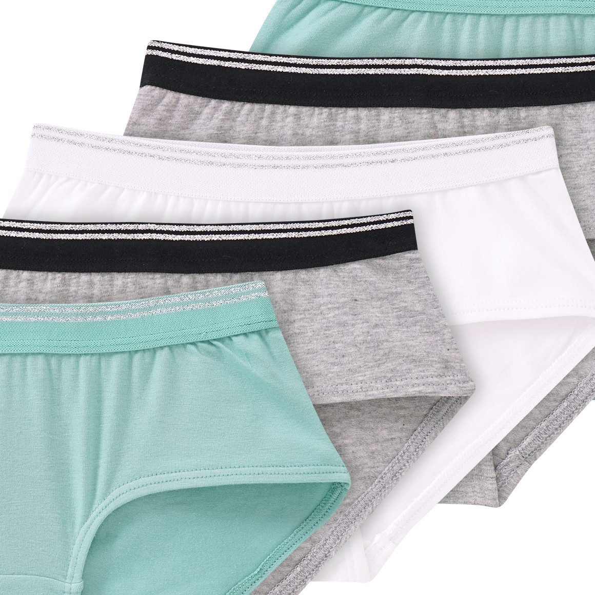 5 Mädchen Pantys mit Glitzergarn