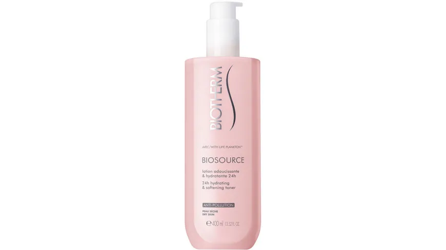 BIOTHERM Biosource Sanftes Gesichtswasser für trockene Haut 400 ml