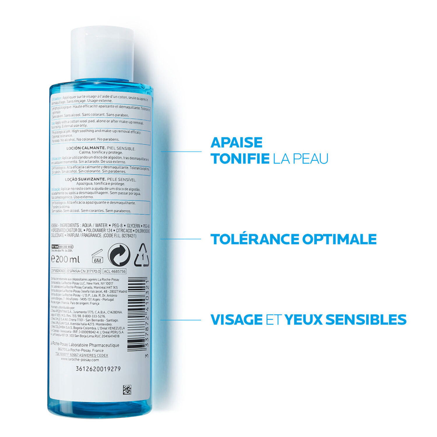 la roche-posay Lotion Apaisante Physiologique Tonifie en Douceur - Peaux Sensibles 200 ml