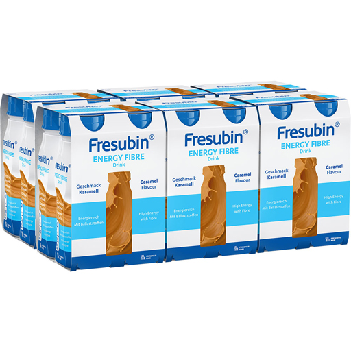 FRESUBIN ENERGY Fibre DRINK Karamell Trinkflasche  6X4X200 ml  Lösung