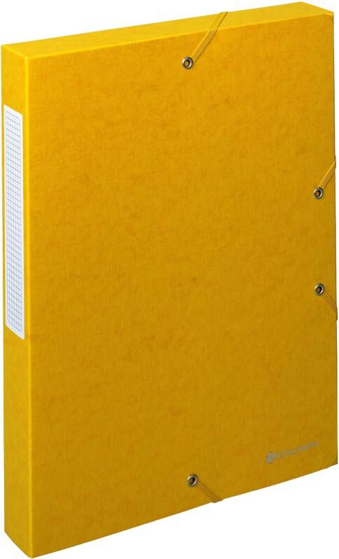 Exacompta Archivboxen 50819E DIN A4 Gelb Beschichteter Manila Karton 25 x 33 cm 10 Stück