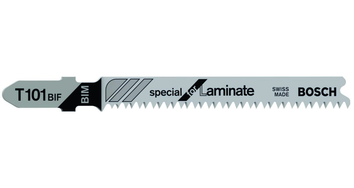 Bosch Blue Accessories 2608636431 T101BIF Stikksagblad T-skaft per 5 stk. laminat