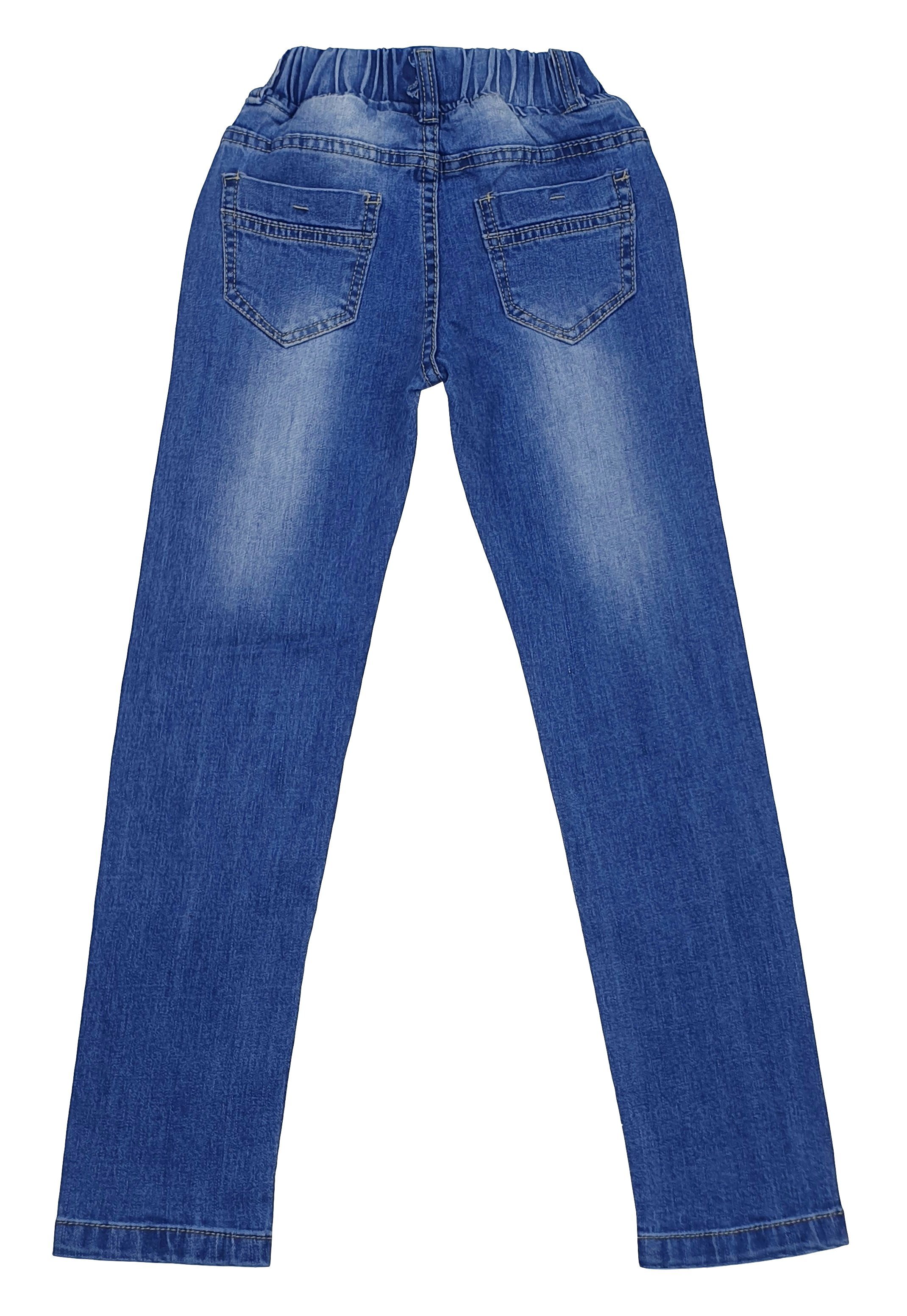 Girls Fashion Slim-fit-Jeans Mädchen Jeans Hose Stretch, M39P