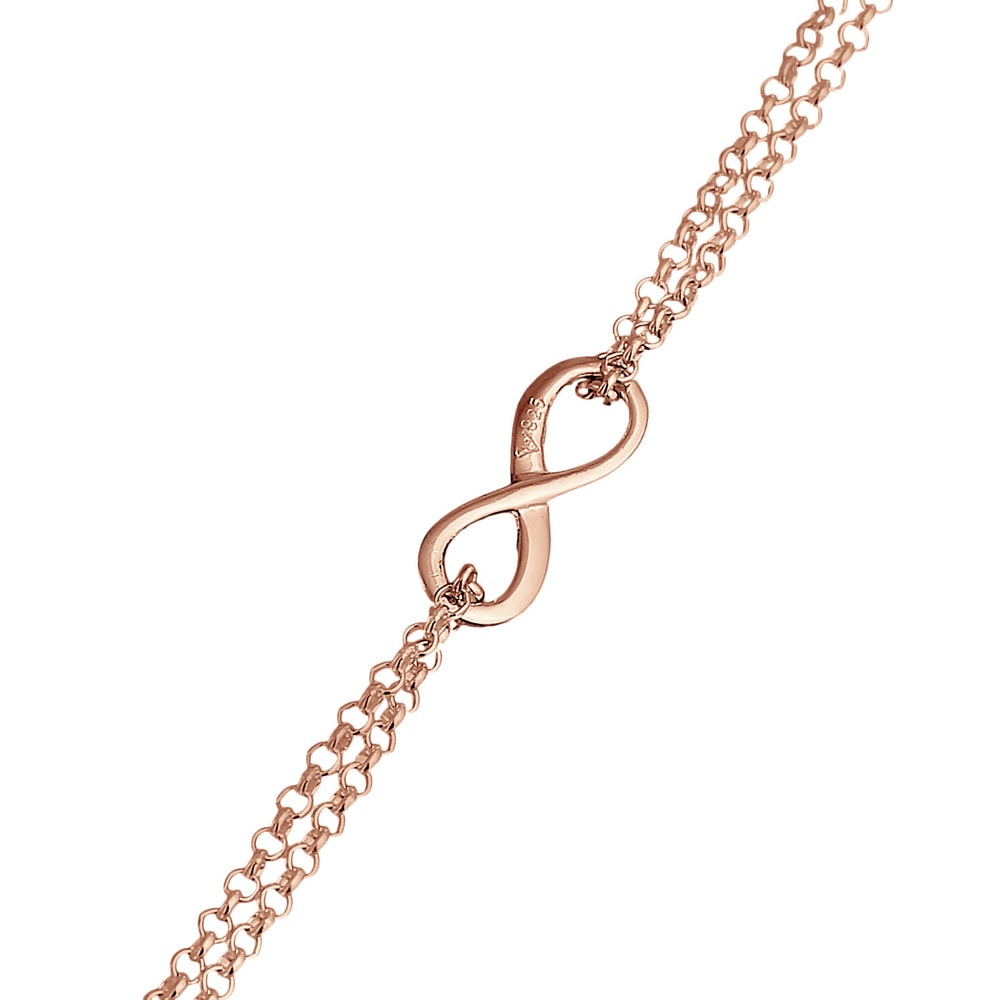Elli Elli Bracelet Femmes Infinité Tendance Symbole en Argent Sterling 925 Bracelet